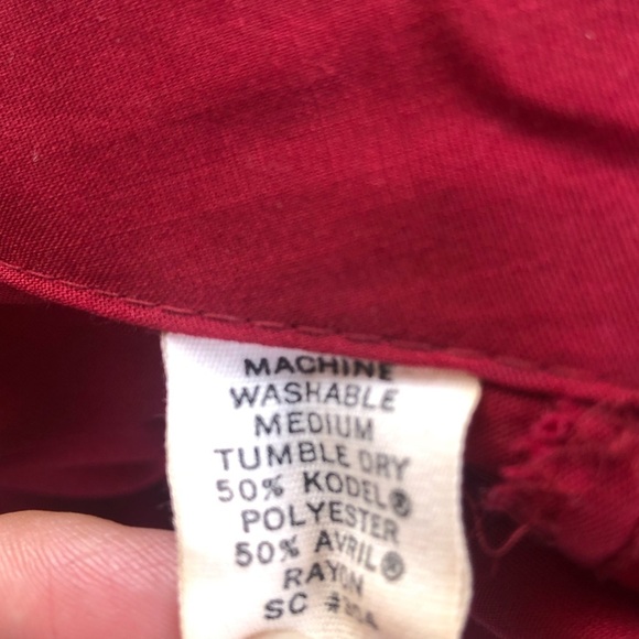 Vintage Perma Prest Red Belted Bathrobe Robe Sears The Men’s Store Medium 38/40 - Picture 5 of 5